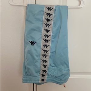 Teal kappa sweatpants
